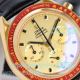 Swiss Replica Omega Speedmaster Apollo 11 50th Anniversary Gold Wrist (2)_th.jpg